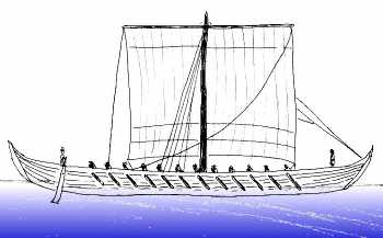 war ship sketch